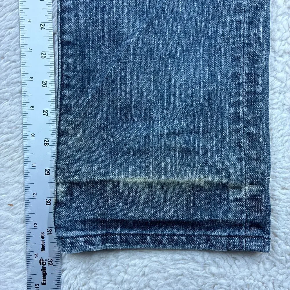 Vintage Sasson Hustle Jeans Womens 4 Straight Leg Low Rise Denim Ooh La La 1980s